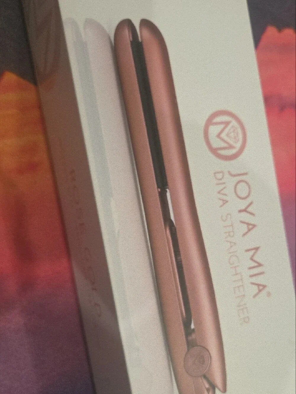 Joya Mia Diva Rose Gold Hair Straightener - Sleek Styling